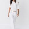 Short Sleeve Boat Neck T-Shirt