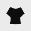 Short Sleeve Boat Neck T-Shirt