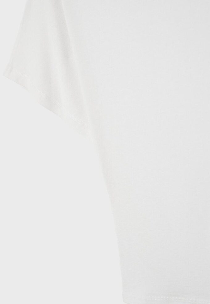 Short Sleeve Boat Neck T-Shirt