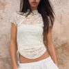 Short Sleeve Qipao Style T-Shirt