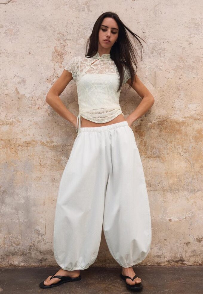 Short Sleeve Qipao Style T-Shirt