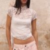 Short Sleeve Qipao Style T-Shirt Short Sleeve Qipao Style T-Shirt