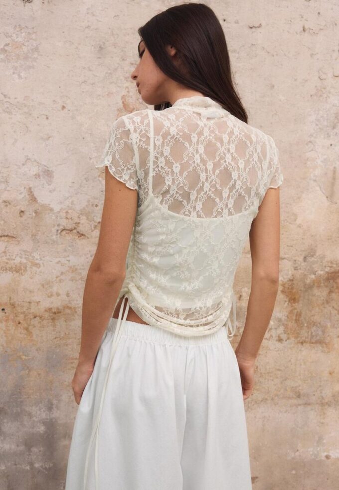 Short Sleeve Qipao Style T-Shirt