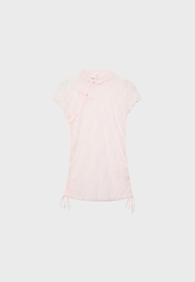 Short Sleeve Qipao Style T-Shirt Short Sleeve Qipao Style T-Shirt