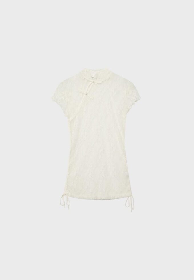 Short Sleeve Qipao Style T-Shirt