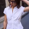 Short Sleeve Shirt with Underbust Seam