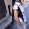 Short Sleeve Shirt with Underbust Seam