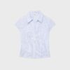 Short Sleeve Shirt with Underbust Seam Short Sleeve Shirt with Underbust Seam
