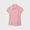 Short Sleeve Shirt with Underbust Seam Short Sleeve Shirt with Underbust Seam