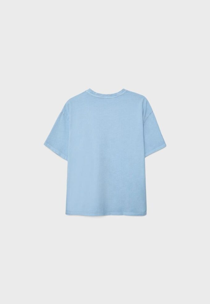 Short Sleeve T-Shirt with Graphic and Appliqua Short Sleeve T-Shirt with Graphic and Appliqua