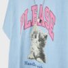 Short Sleeve T-Shirt with Graphic and Appliqua Short Sleeve T-Shirt with Graphic and Appliqua