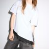 Short Sleeve T-Shirt with Lace Hem