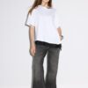 Short Sleeve T-Shirt with Lace Hem