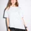Short Sleeve T-Shirt with Lace Hem