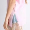 Short Sleeve T-Shirt with Lace Hem Short Sleeve T-Shirt with Lace Hem