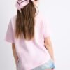 Short Sleeve T-Shirt with Lace Hem Short Sleeve T-Shirt with Lace Hem