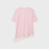 Short Sleeve T-Shirt with Lace Hem Short Sleeve T-Shirt with Lace Hem