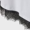 Short Sleeve T-Shirt with Lace Hem