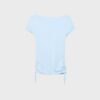 Short Sleeve T-Shirt with Side Ruching