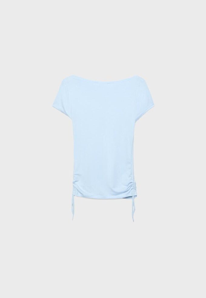 Short Sleeve T-Shirt with Side Ruching