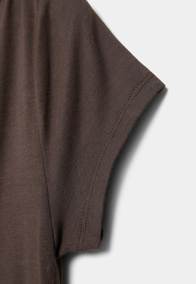 Short Sleeve T-Shirt with Side Ruching Short Sleeve T-Shirt with Side Ruching