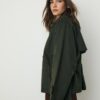 Short Waxed Trench Coat with Belt Short Waxed Trench Coat with Belt