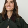 Short Waxed Trench Coat with Belt Short Waxed Trench Coat with Belt