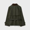 Short Waxed Trench Coat with Belt Short Waxed Trench Coat with Belt
