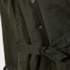 Short Waxed Trench Coat with Belt Short Waxed Trench Coat with Belt
