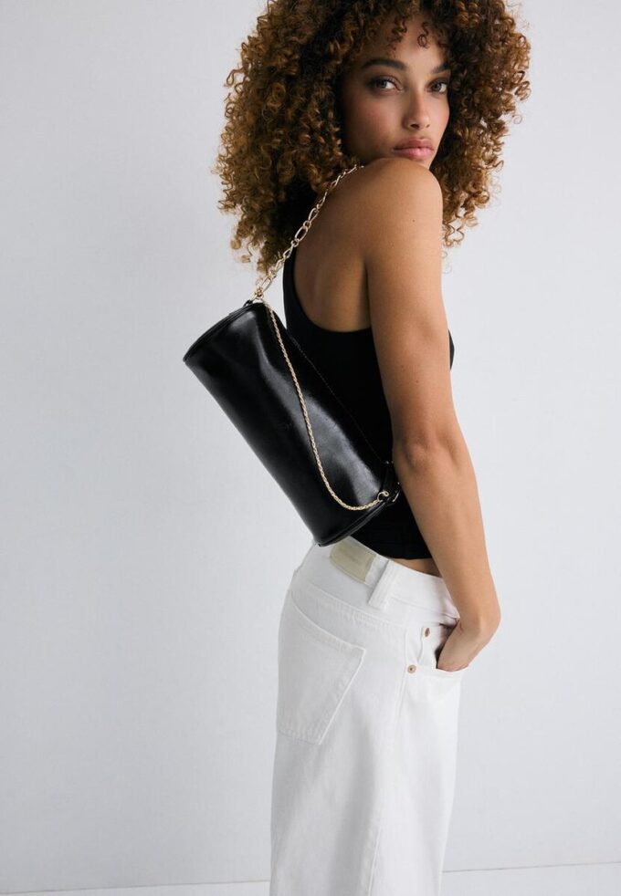 Shoulder Bag with Chain Handle