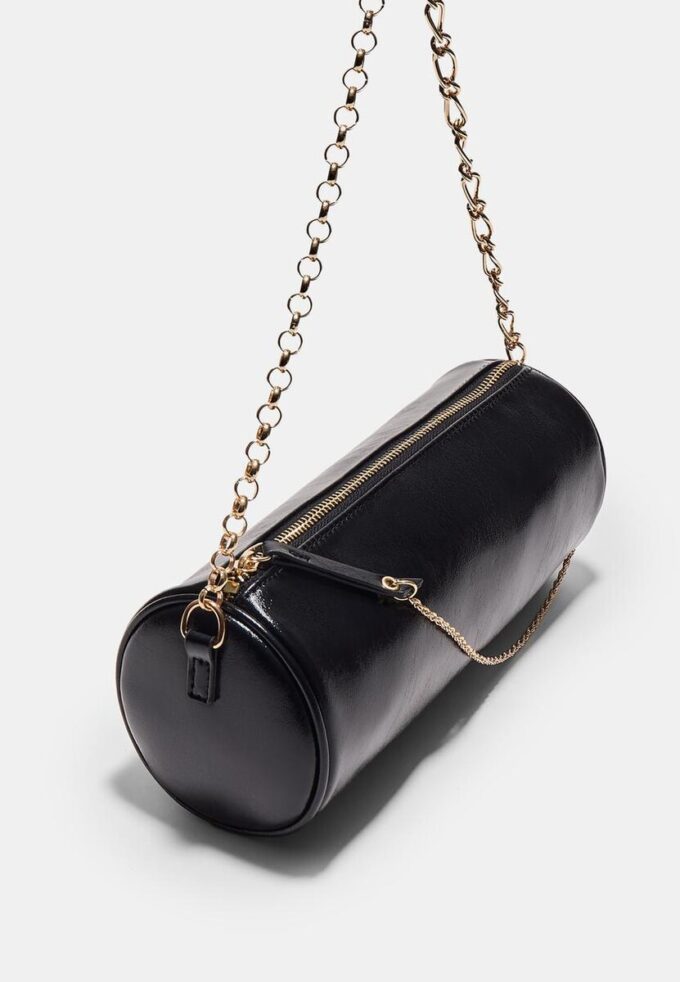 Shoulder Bag with Chain Handle