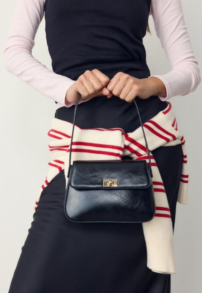 Shoulder Bag with Flap