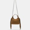 Shoulder Bag with Side Fringes