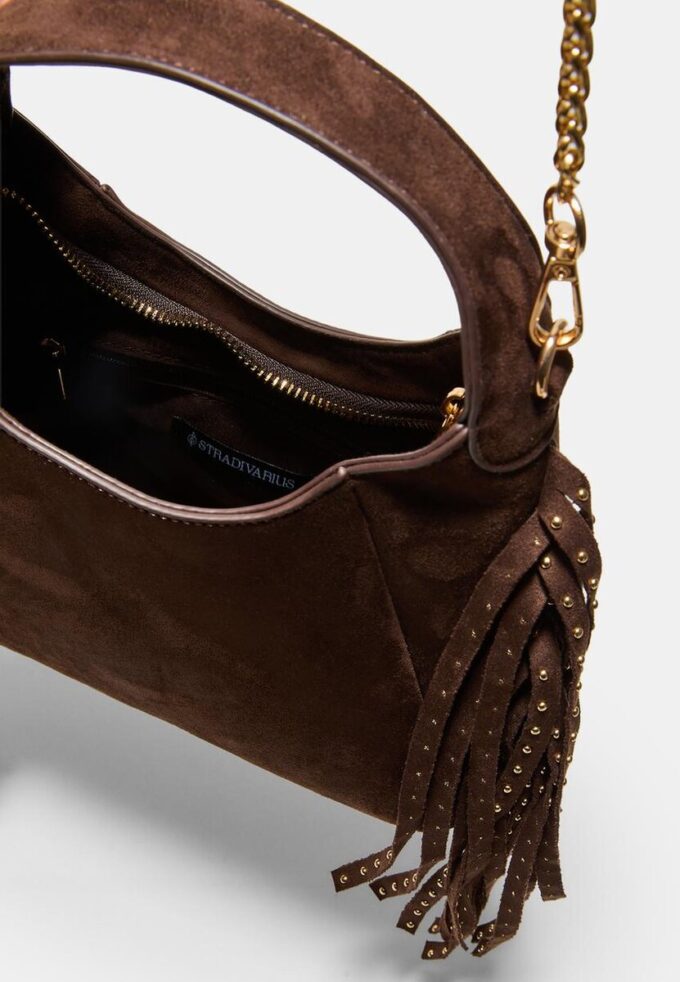 Shoulder Bag with Side Fringes Shoulder Bag with Side Fringes