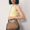 Shoulder Bag with Side Fringes