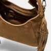 Shoulder Bag with Side Fringes