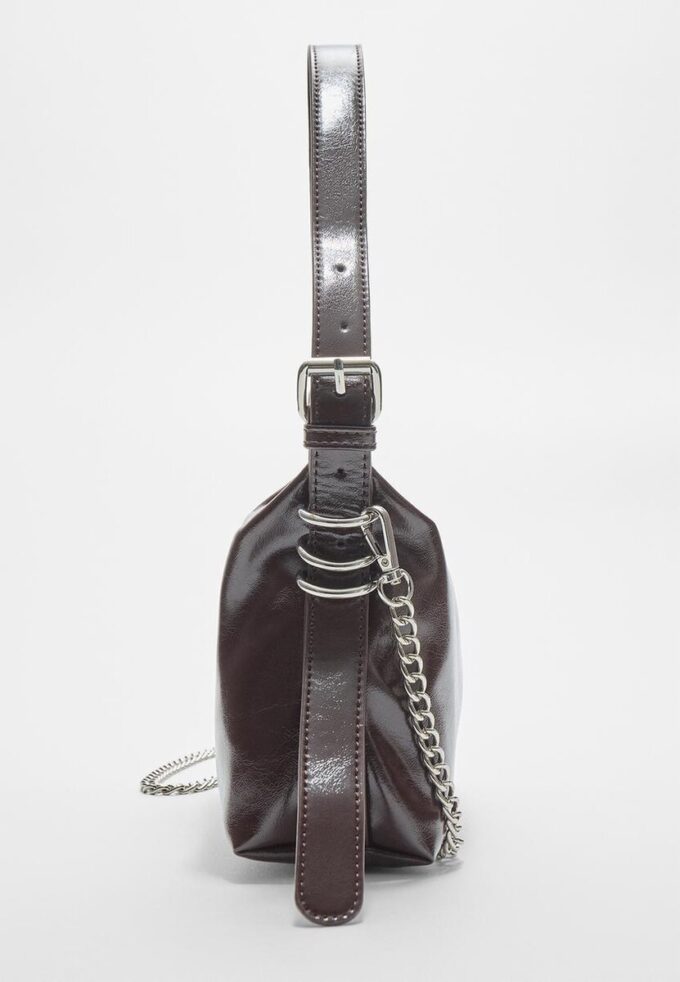 Shoulder Bag with Strap Detail