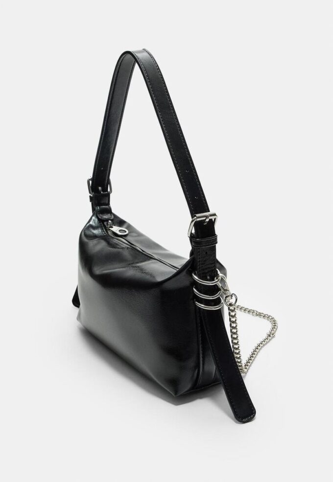 Shoulder Bag with Strap Detail