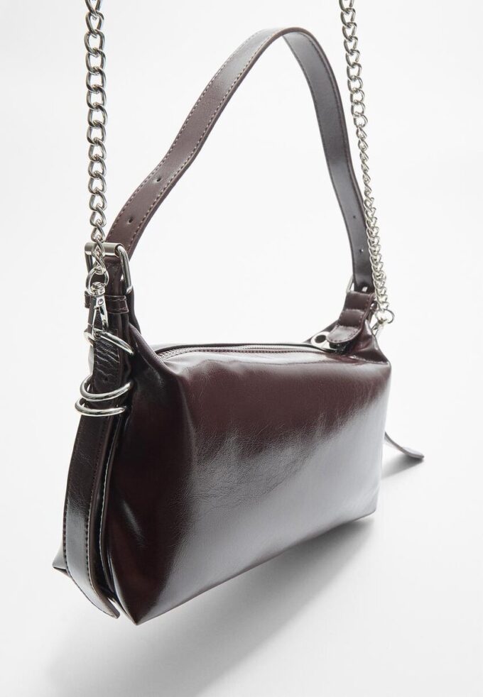 Shoulder Bag with Strap Detail