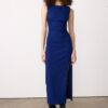 Sleeveless Bengaline Midi Dress