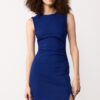 Sleeveless Bengaline Midi Dress