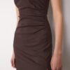 Sleeveless Bengaline Midi Dress