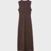 Sleeveless Bengaline Midi Dress
