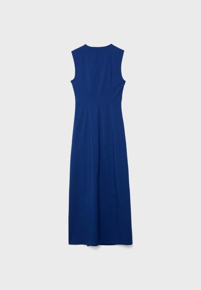 Sleeveless Bengaline Midi Dress