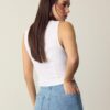 Sleeveless Buttoned Top