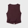 Sleeveless Buttoned Top