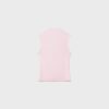 Sleeveless Funnel Neck T-Shirt