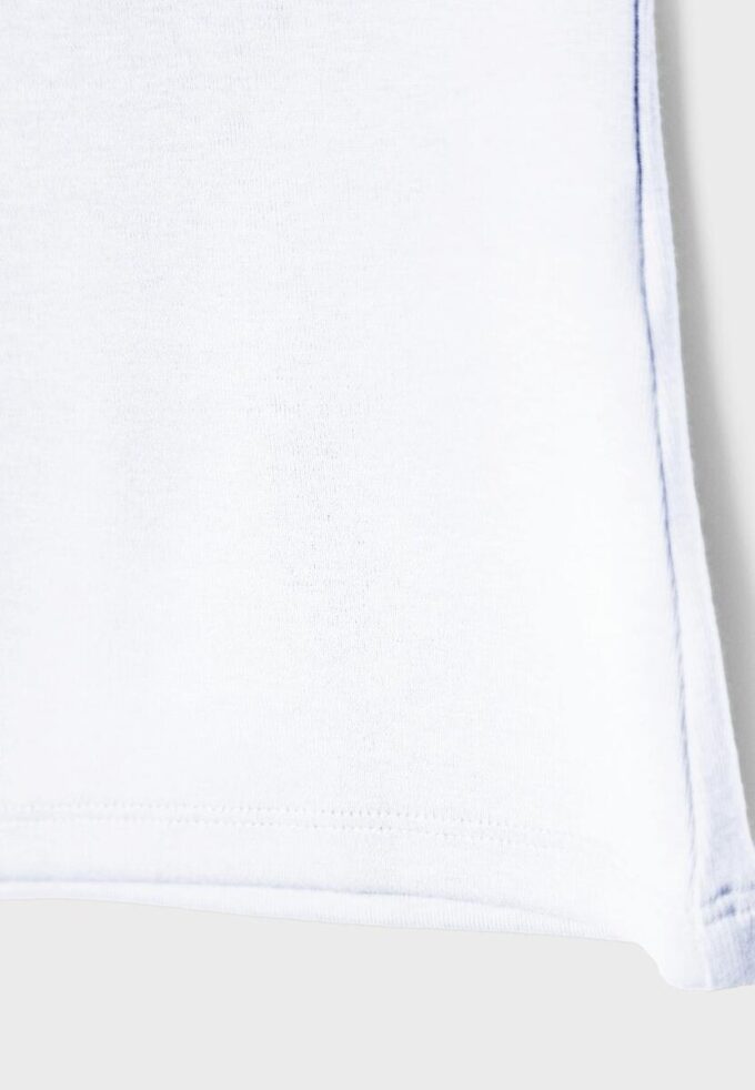 Sleeveless Funnel Neck T-Shirt