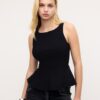 Sleeveless Peplum Top Sleeveless Peplum Top