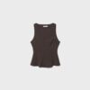 Sleeveless Peplum Top